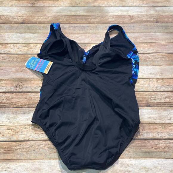 Swim Solutions One Piece Suit NWT - Picture 2 of 3